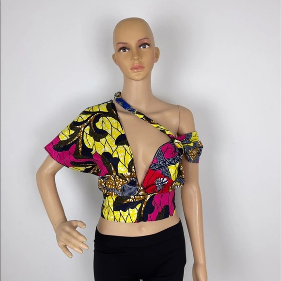 African Print Ankara Infinity Top - Picture 3 of 12